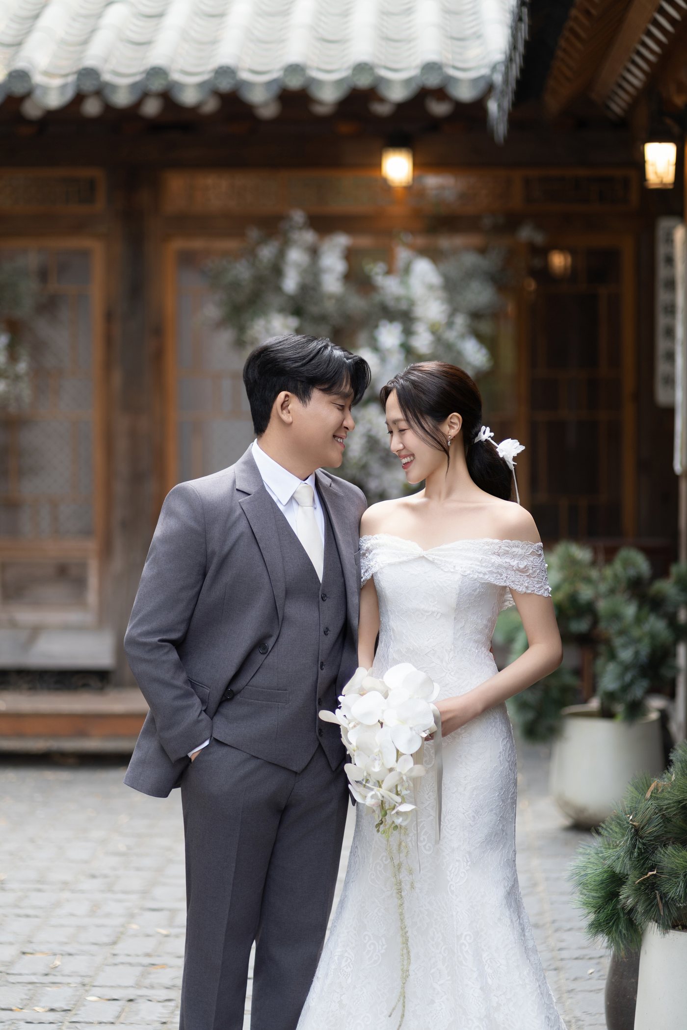 신랑 신부 사진